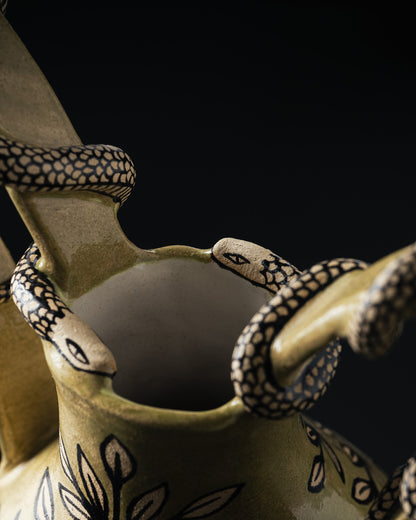 'JARDIN SECRET' GREEN VASE