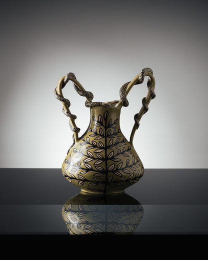 'JARDIN SECRET' GREEN VASE