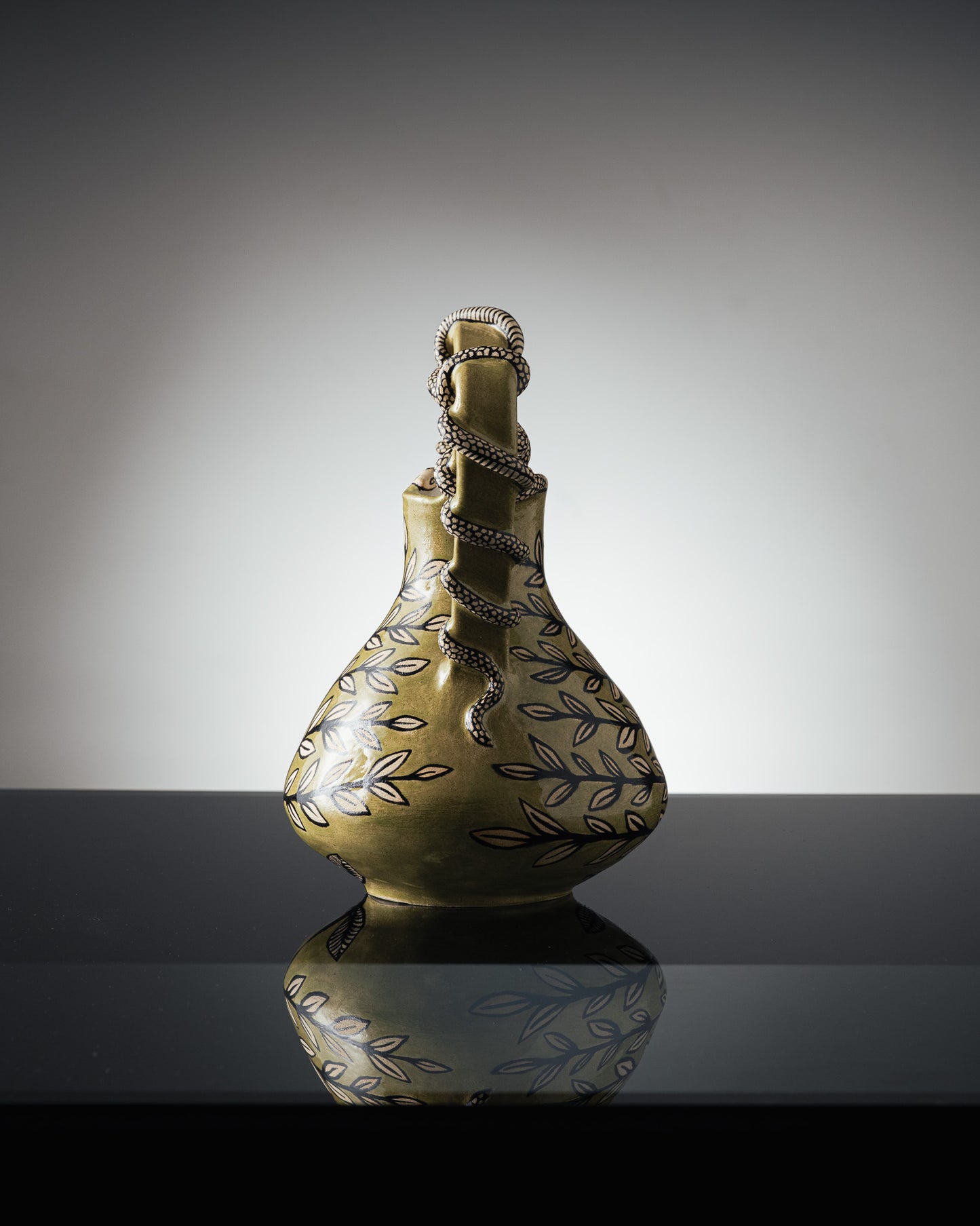 'JARDIN SECRET' GREEN VASE
