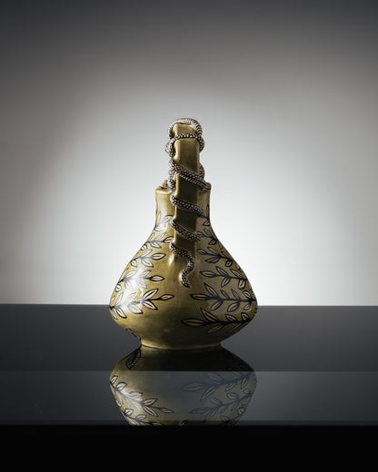 'JARDIN SECRET' GREEN VASE