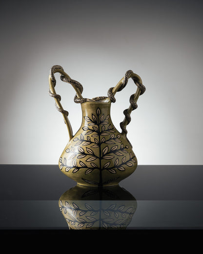 'JARDIN SECRET' GREEN VASE