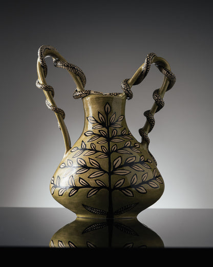'JARDIN SECRET' GREEN VASE