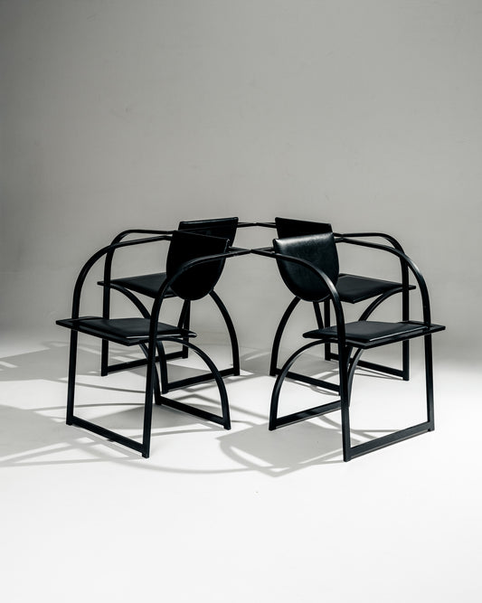 SET OF 4 'COSINUS' CHAIRS, KARL FRIEDRICH FÖRSTER, KFF, 1980s