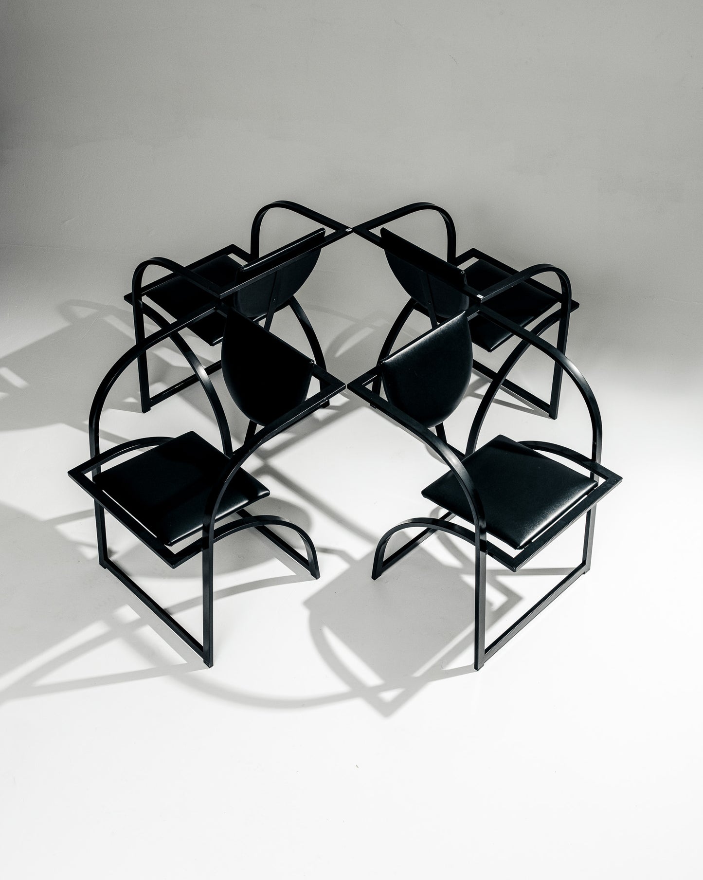 SET OF 4 'COSINUS' CHAIRS, KARL FRIEDRICH FÖRSTER, KFF, 1980s