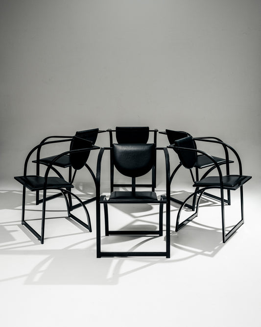 SET OF 6 'COSINUS' CHAIRS, KARL FRIEDRICH FÖRSTER, KFF, 1980s