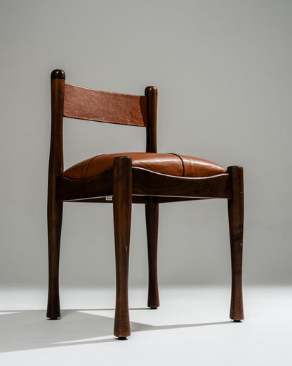 SET OF 6 '620' CHAIRS, SILVIO COPPOLA, BERNINI, 1960s