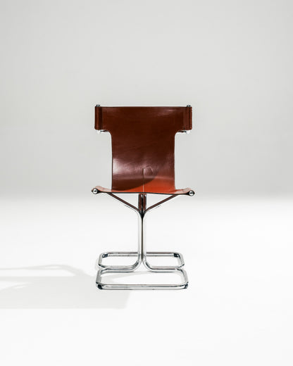 SET OF 6 'TOPOS' CHAIRS, GRUPPO DAM, BUSNELLI, 1970s