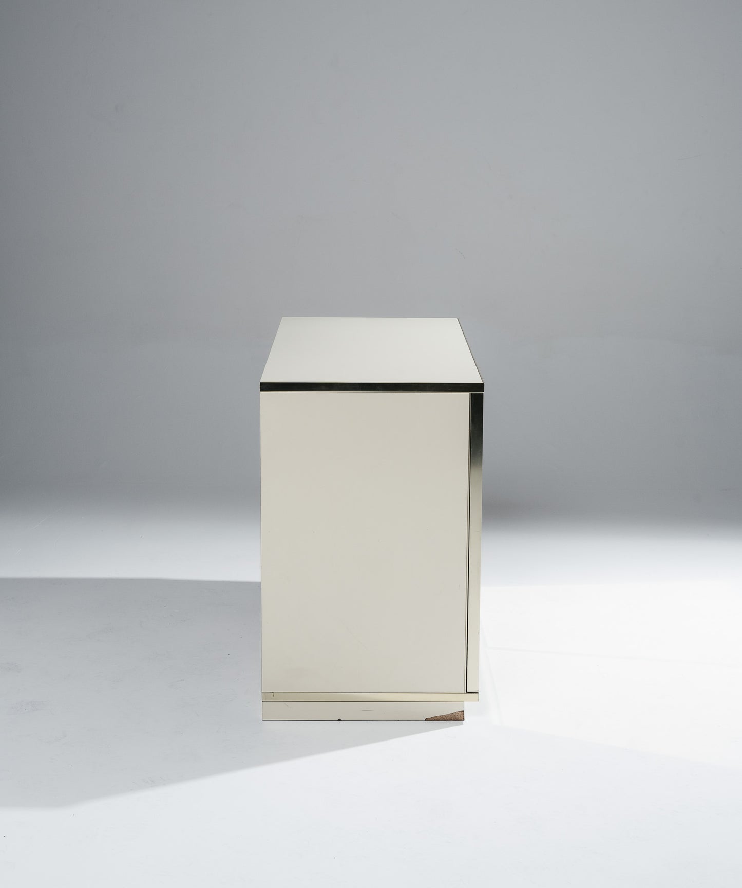BUFFET EN MIROIR ET LAITON, RENATO ZETI, 1970s