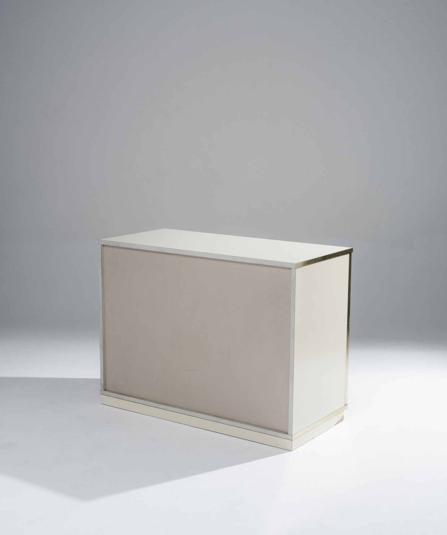 BUFFET EN MIROIR ET LAITON, RENATO ZETI, 1970s