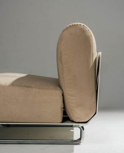 PAIR OF 'SENZAFINE' ARMCHAIRS, PEDUZZI RIVA, ZANOTTA, 1960s