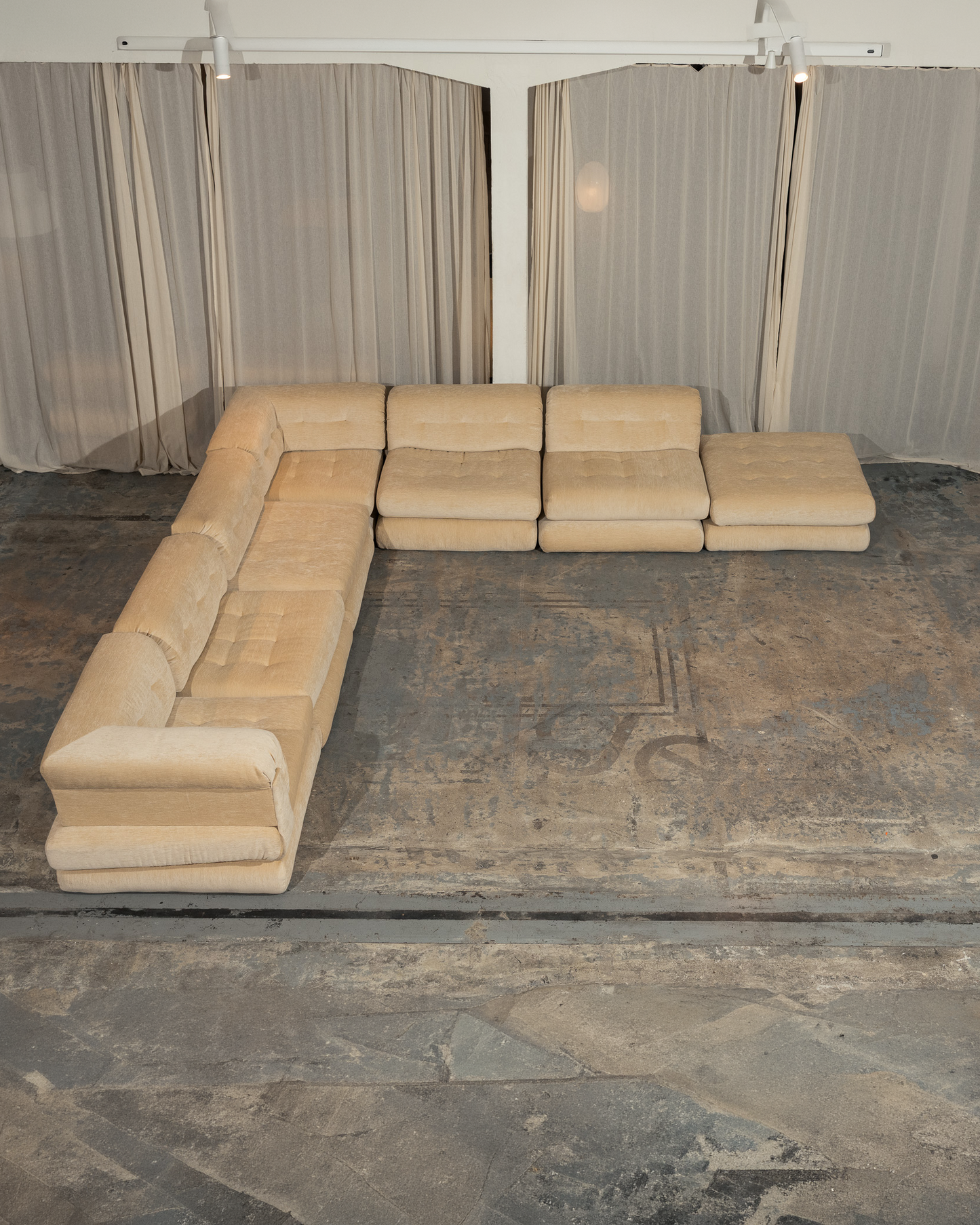 CANAPÉ 'MAH JONG', HANS HOPFER, ROCHE BOBOIS, 1970s