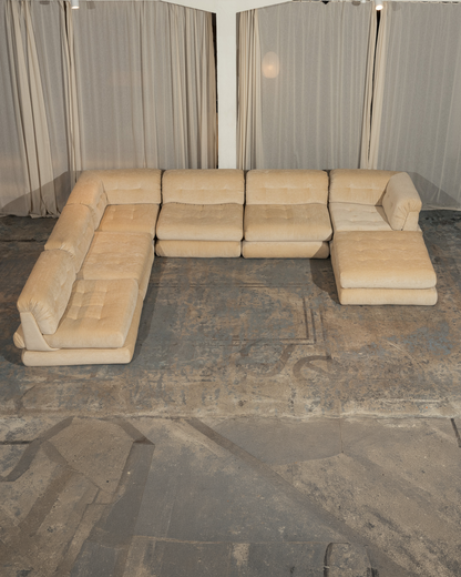 CANAPÉ 'MAH JONG', HANS HOPFER, ROCHE BOBOIS, 1970s