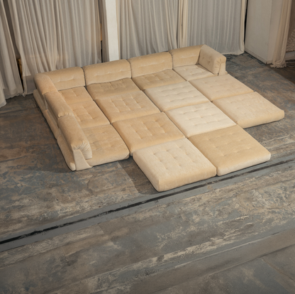 CANAPÉ 'MAH JONG', HANS HOPFER, ROCHE BOBOIS, 1970s
