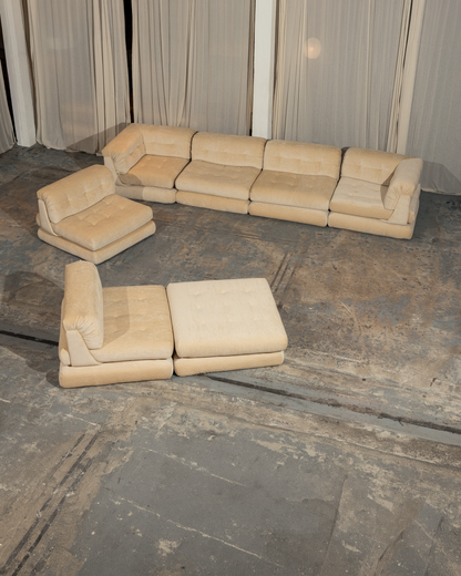 CANAPÉ 'MAH JONG', HANS HOPFER, ROCHE BOBOIS, 1970s