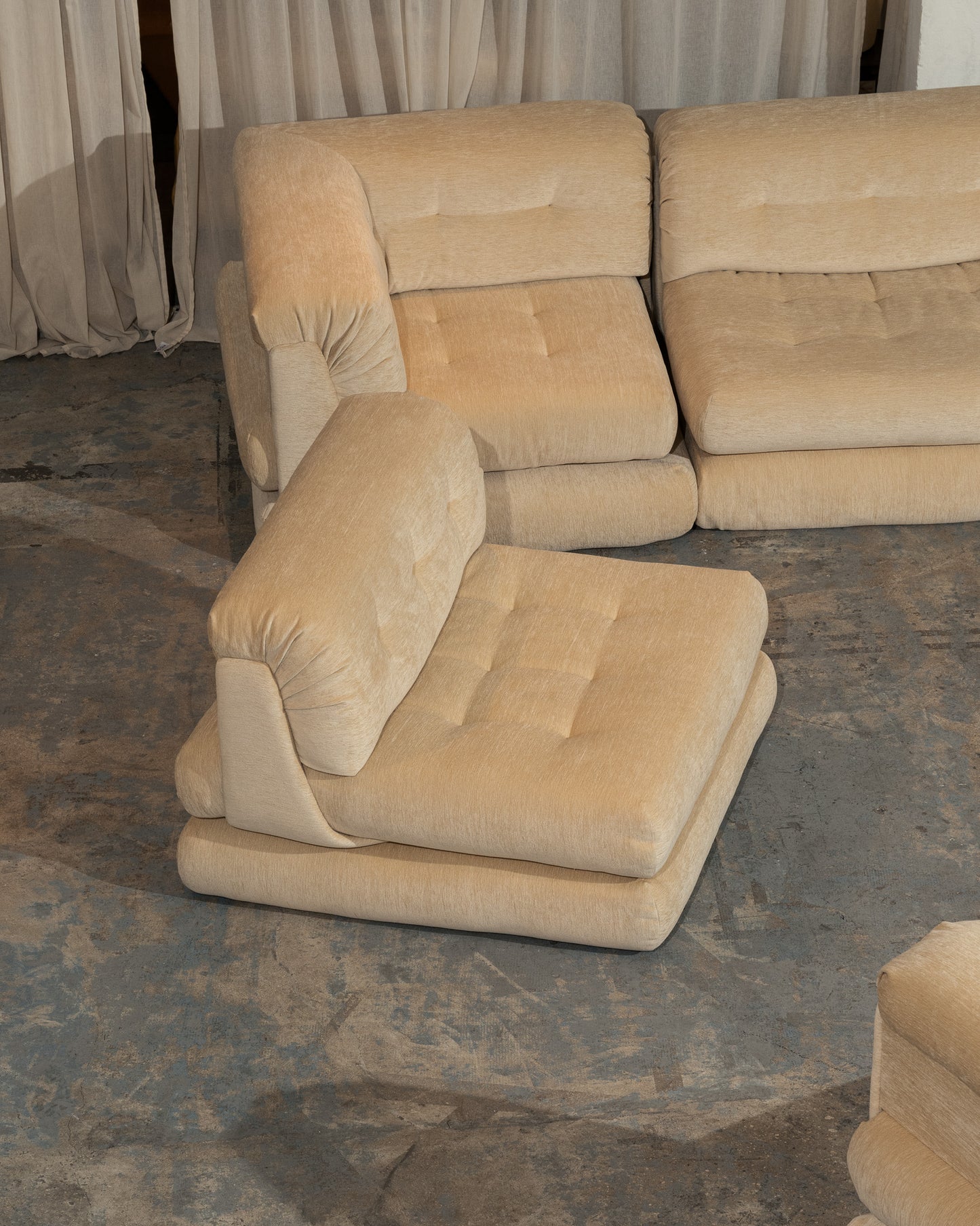 CANAPÉ 'MAH JONG', HANS HOPFER, ROCHE BOBOIS, 1970s