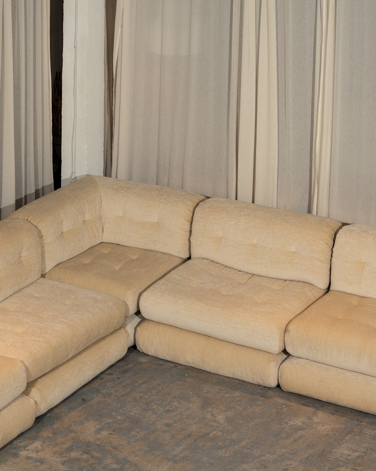 CANAPÉ 'MAH JONG', HANS HOPFER, ROCHE BOBOIS, 1970s