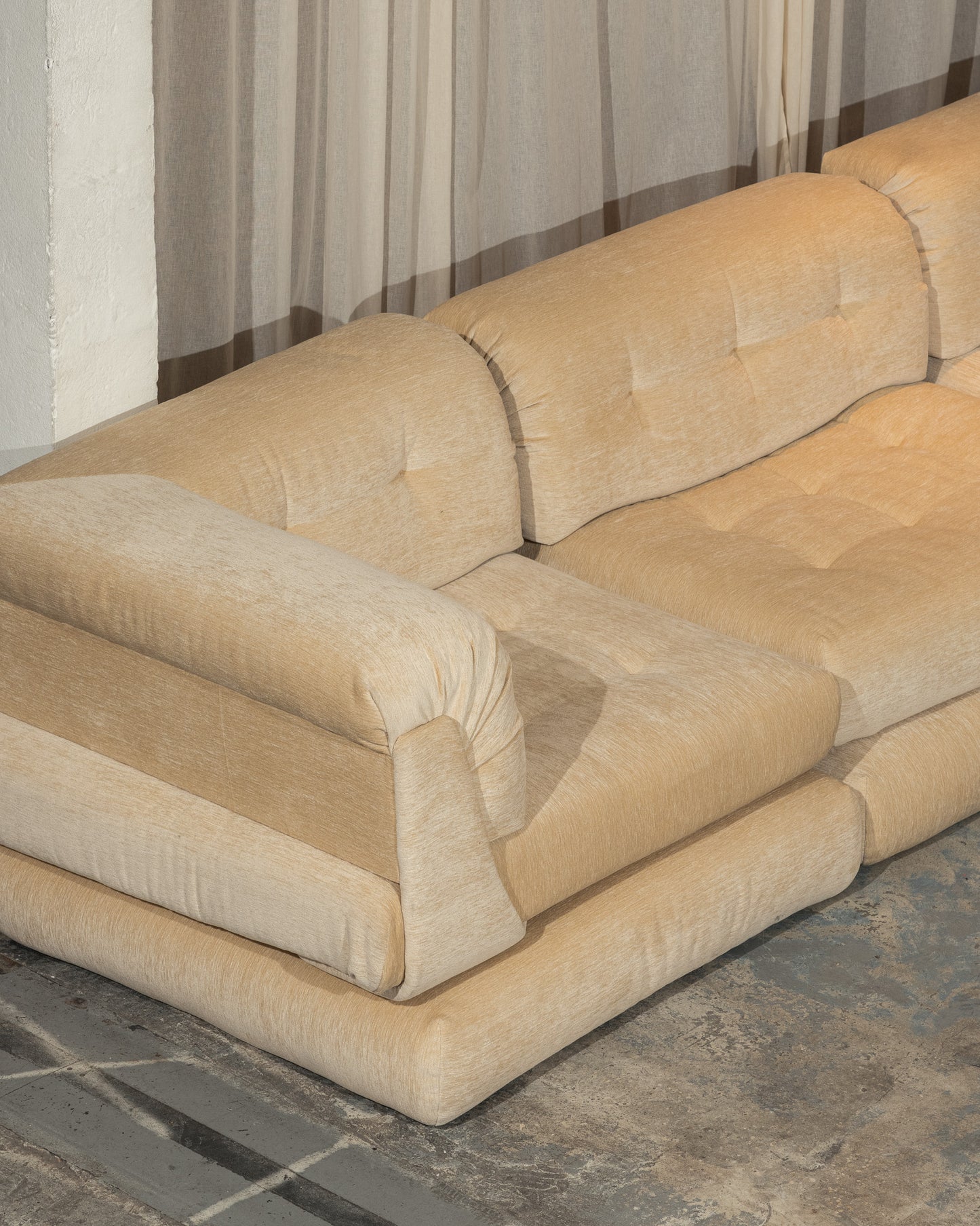 CANAPÉ 'MAH JONG', HANS HOPFER, ROCHE BOBOIS, 1970s