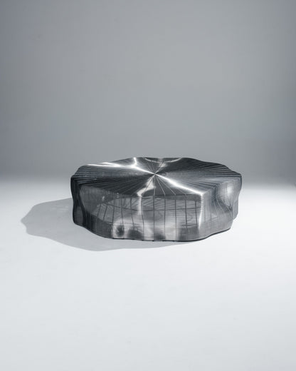 GRANDE TABLE BASSE 'IRON TREE', ROCHE BOBOIS, 2000s