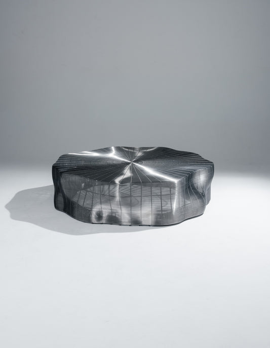 GRANDE TABLE BASSE 'IRON TREE', ROCHE BOBOIS, 2000s