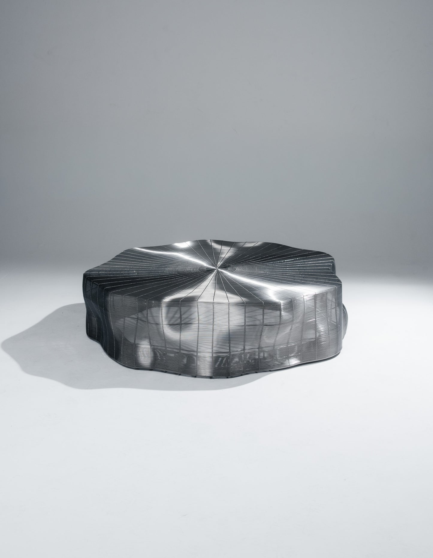 GRANDE TABLE BASSE 'IRON TREE', ROCHE BOBOIS, 2000s