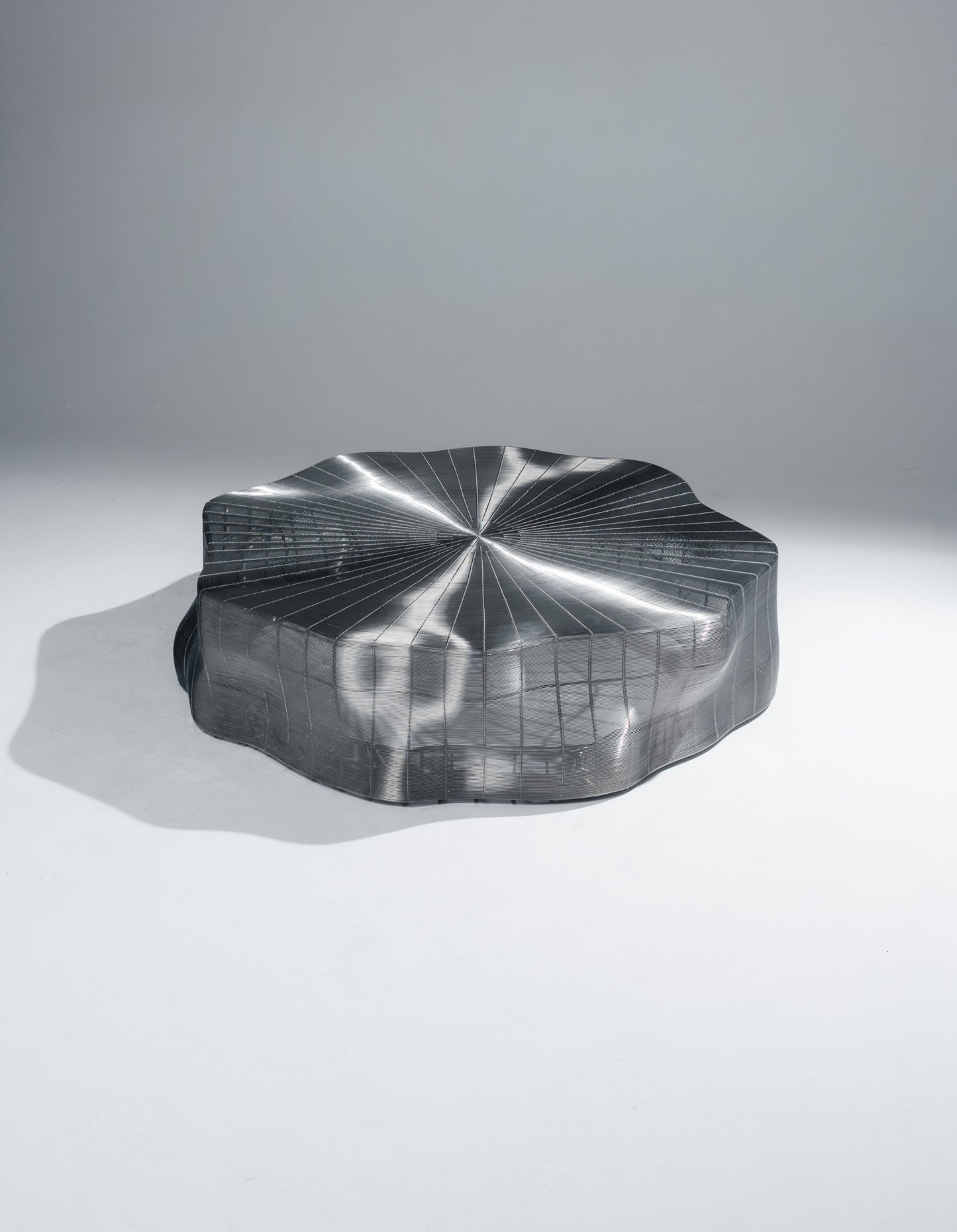 GRANDE TABLE BASSE 'IRON TREE', ROCHE BOBOIS, 2000s