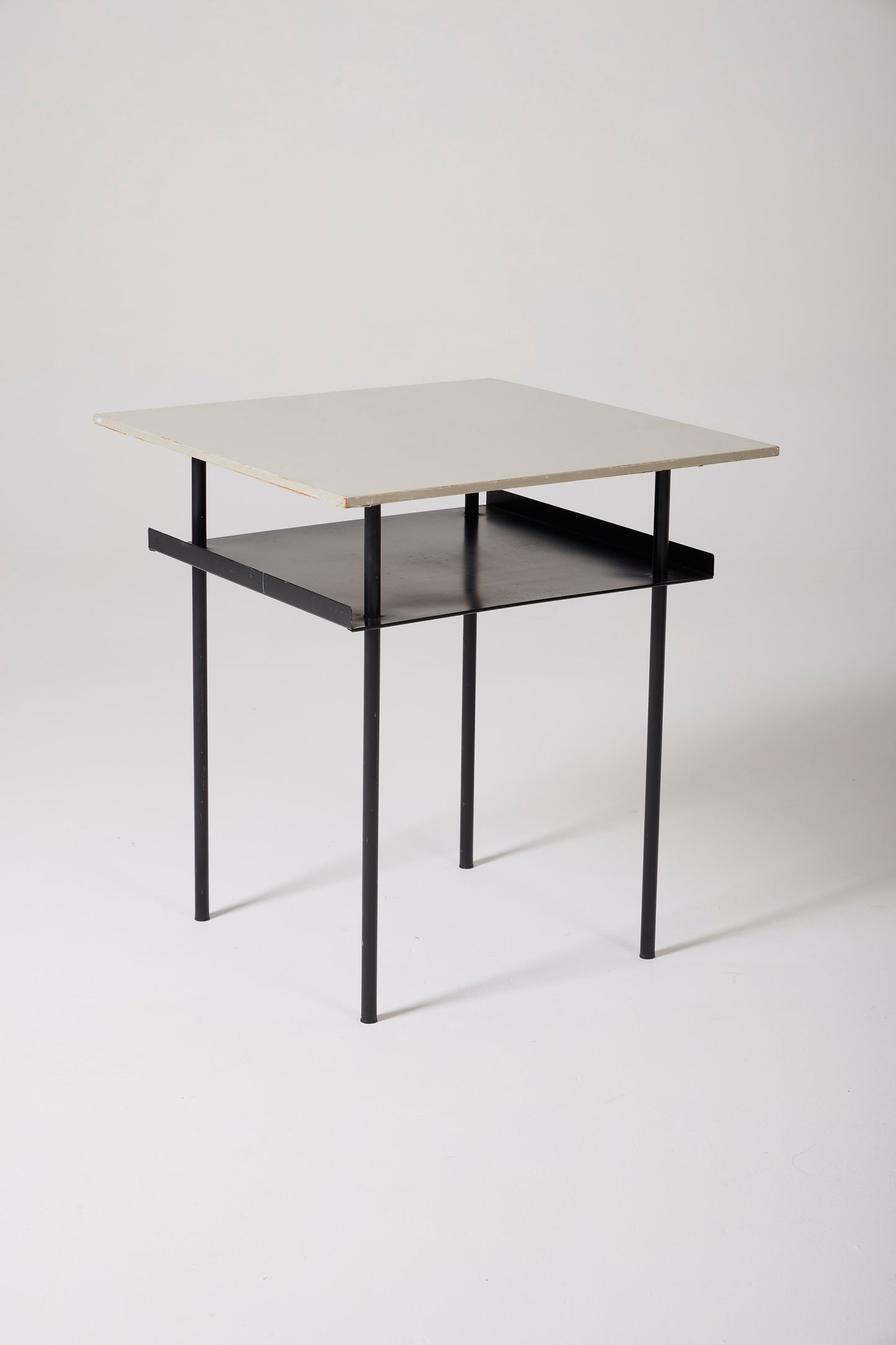 TABLE D'APPOINT NOIRE ET BLANCHE WIM RIETVELD, 1950s