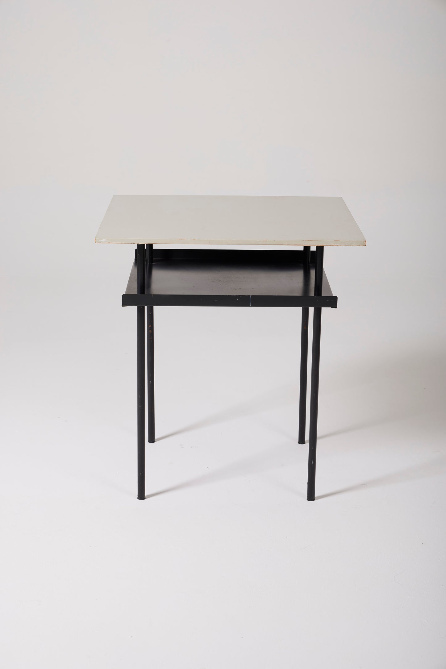 TABLE D'APPOINT NOIRE ET BLANCHE WIM RIETVELD, 1950s