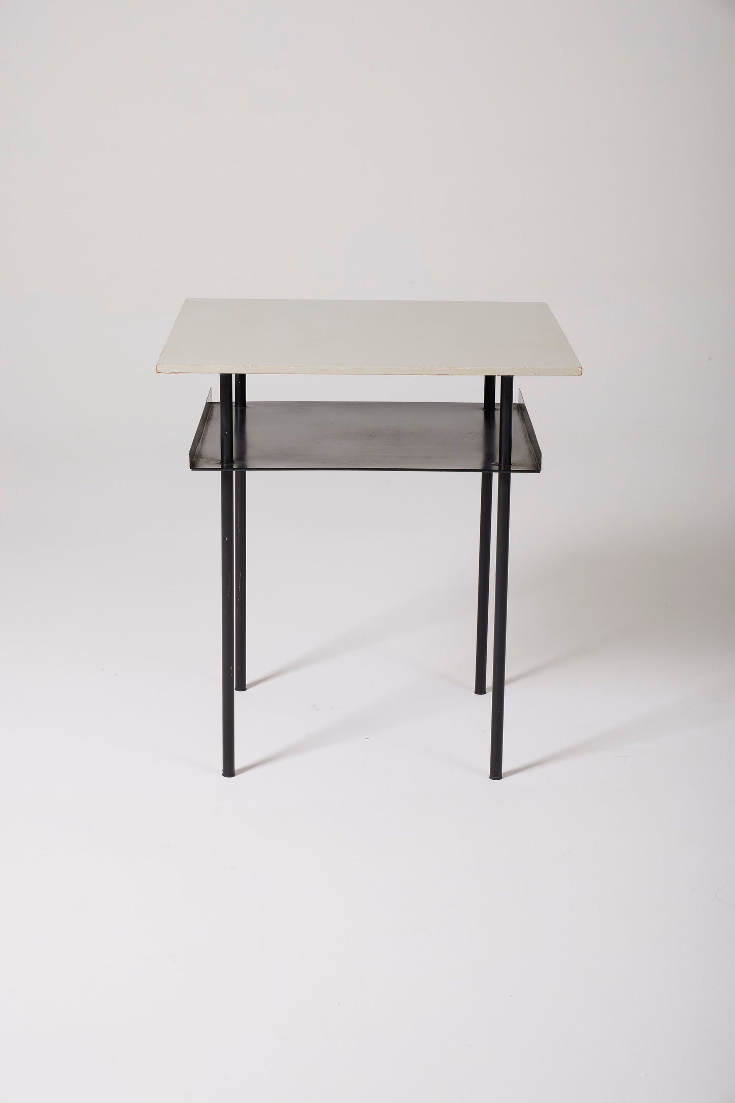 TABLE D'APPOINT NOIRE ET BLANCHE WIM RIETVELD, 1950s