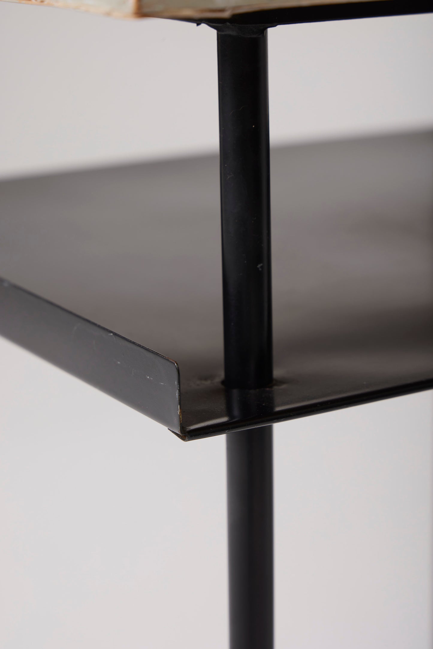 TABLE D'APPOINT NOIRE ET BLANCHE WIM RIETVELD, 1950s