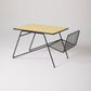 TABLE BASSE JAUNE ET NOIR GASTONE RINALDI, 1950s