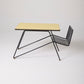 TABLE BASSE JAUNE ET NOIR GASTONE RINALDI, 1950s