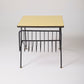 TABLE BASSE JAUNE ET NOIR GASTONE RINALDI, 1950s