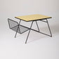 TABLE BASSE JAUNE ET NOIR GASTONE RINALDI, 1950s