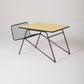 TABLE BASSE JAUNE ET NOIR GASTONE RINALDI, 1950s