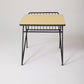 TABLE BASSE JAUNE ET NOIR GASTONE RINALDI, 1950s