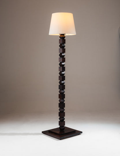 LAMPADAIRE EN BOIS DE MERISIER, 1940s