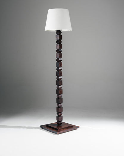 LAMPADAIRE EN BOIS DE MERISIER, 1940s