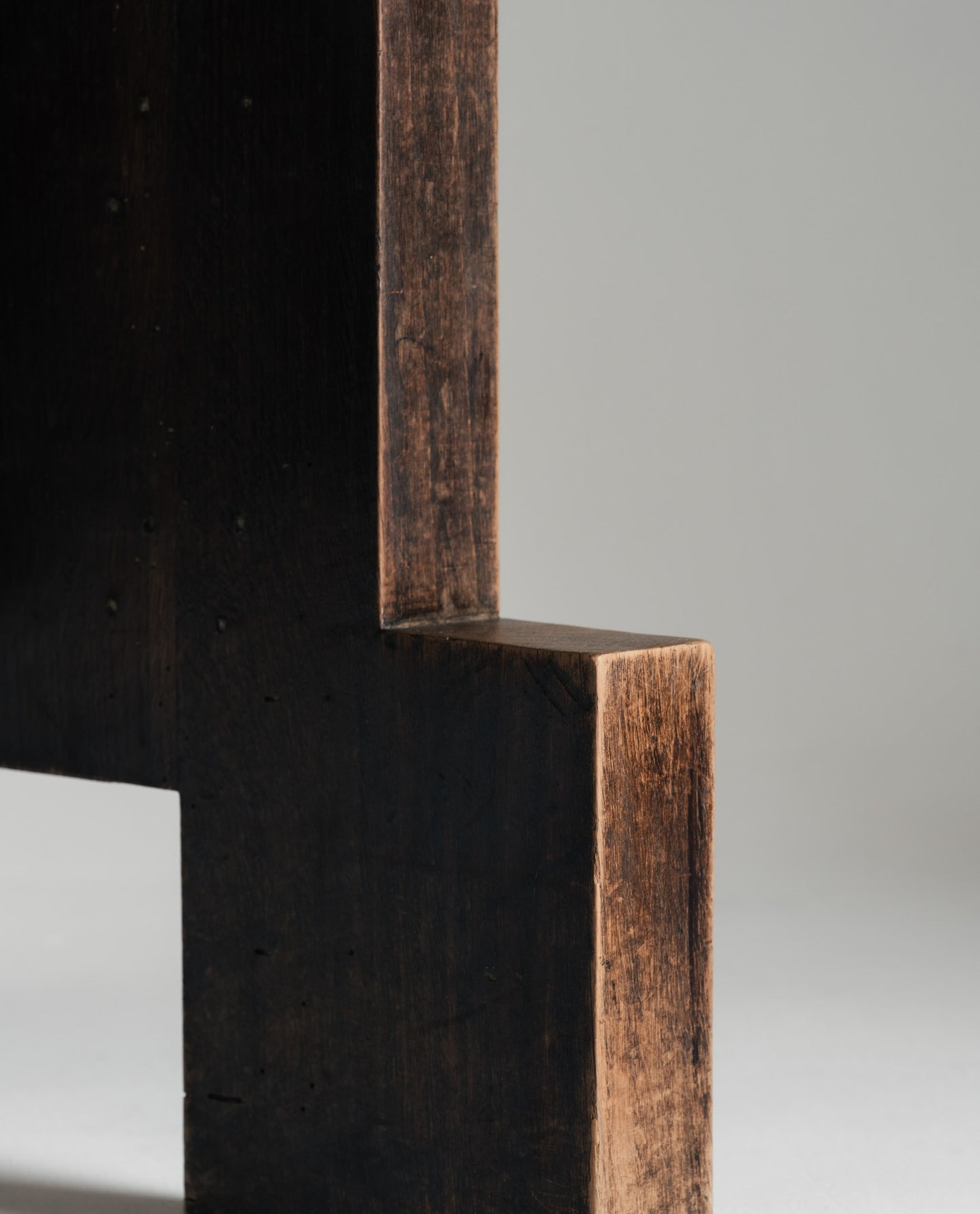TABLE EN CHÊNE ET FERRONERIE, 1940s