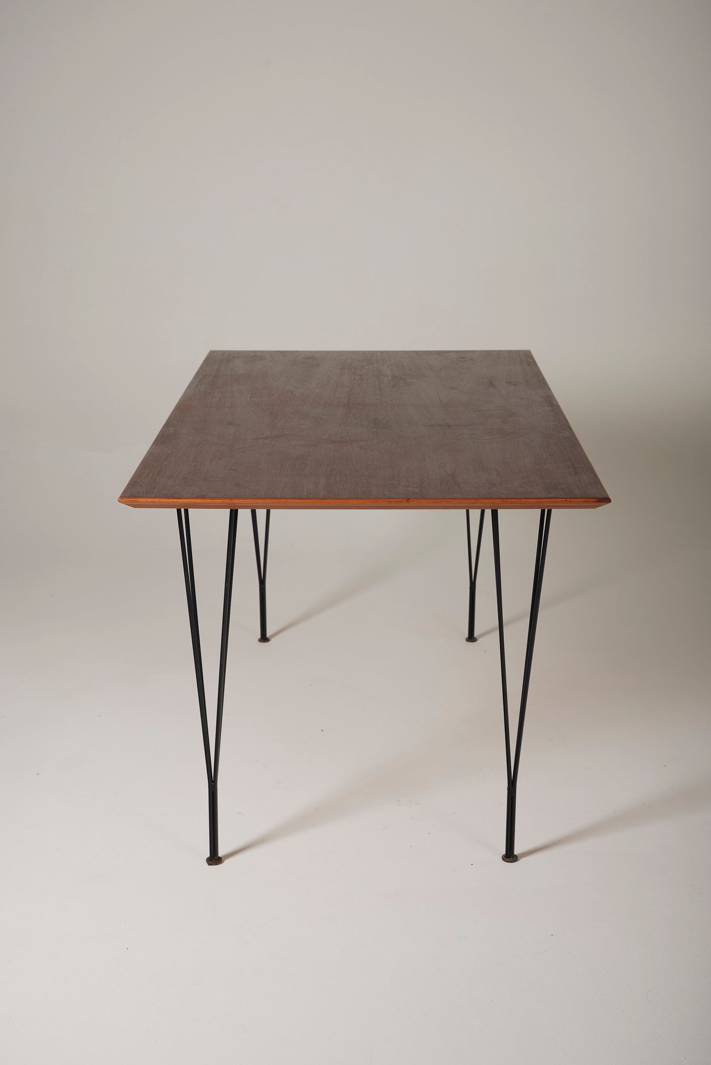 TABLE À MANGER EN TECK, 1960s