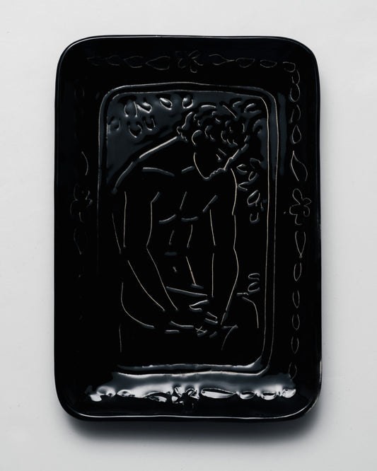 LARGE CERAMIC TRAY, ELDAROV.T