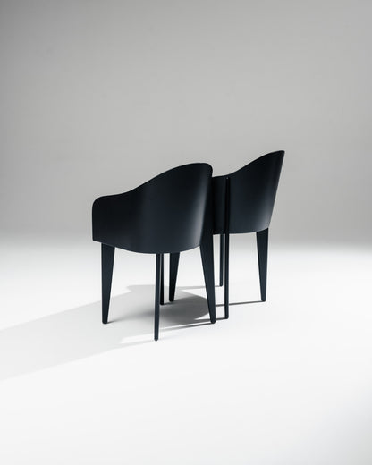 PAIR OF 'TOSCANA' CHAIRS, SARTOGO, GRENON, SAPORITI, 1980s