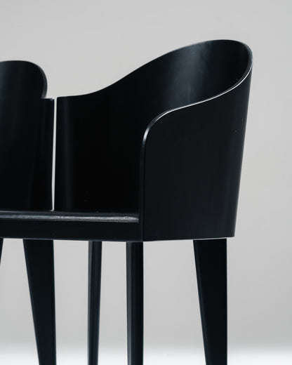 PAIR OF 'TOSCANA' CHAIRS, SARTOGO, GRENON, SAPORITI, 1980s