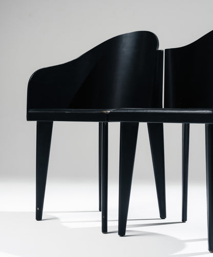 PAIR OF 'TOSCANA' CHAIRS, SARTOGO, GRENON, SAPORITI, 1980s