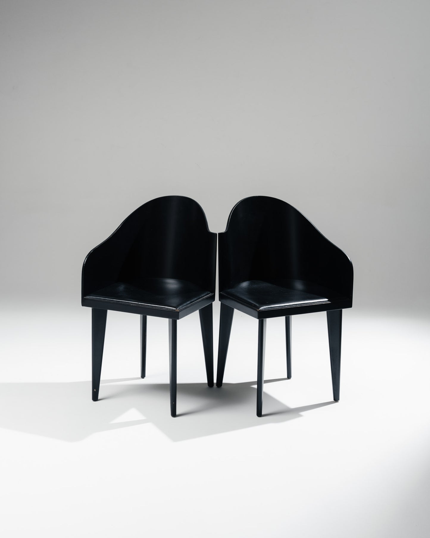 PAIR OF 'TOSCANA' CHAIRS, SARTOGO, GRENON, SAPORITI, 1980s