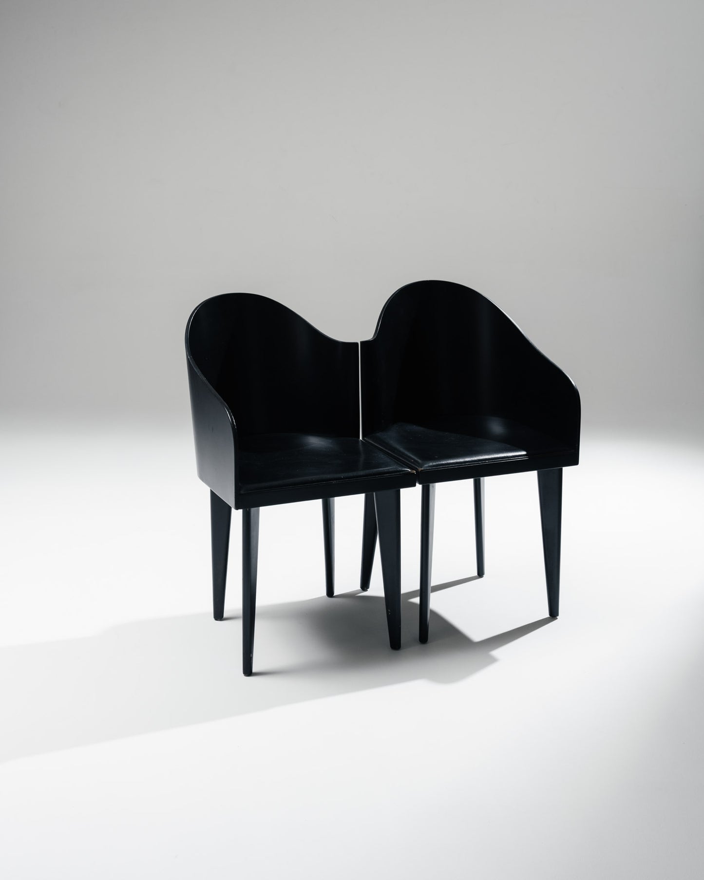 PAIR OF 'TOSCANA' CHAIRS, SARTOGO, GRENON, SAPORITI, 1980s