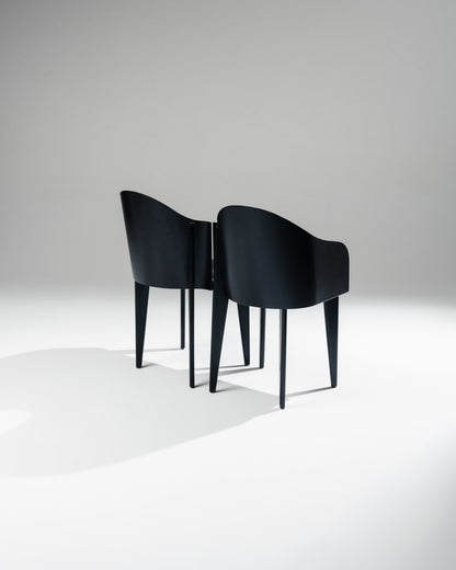 PAIR OF 'TOSCANA' CHAIRS, SARTOGO, GRENON, SAPORITI, 1980s