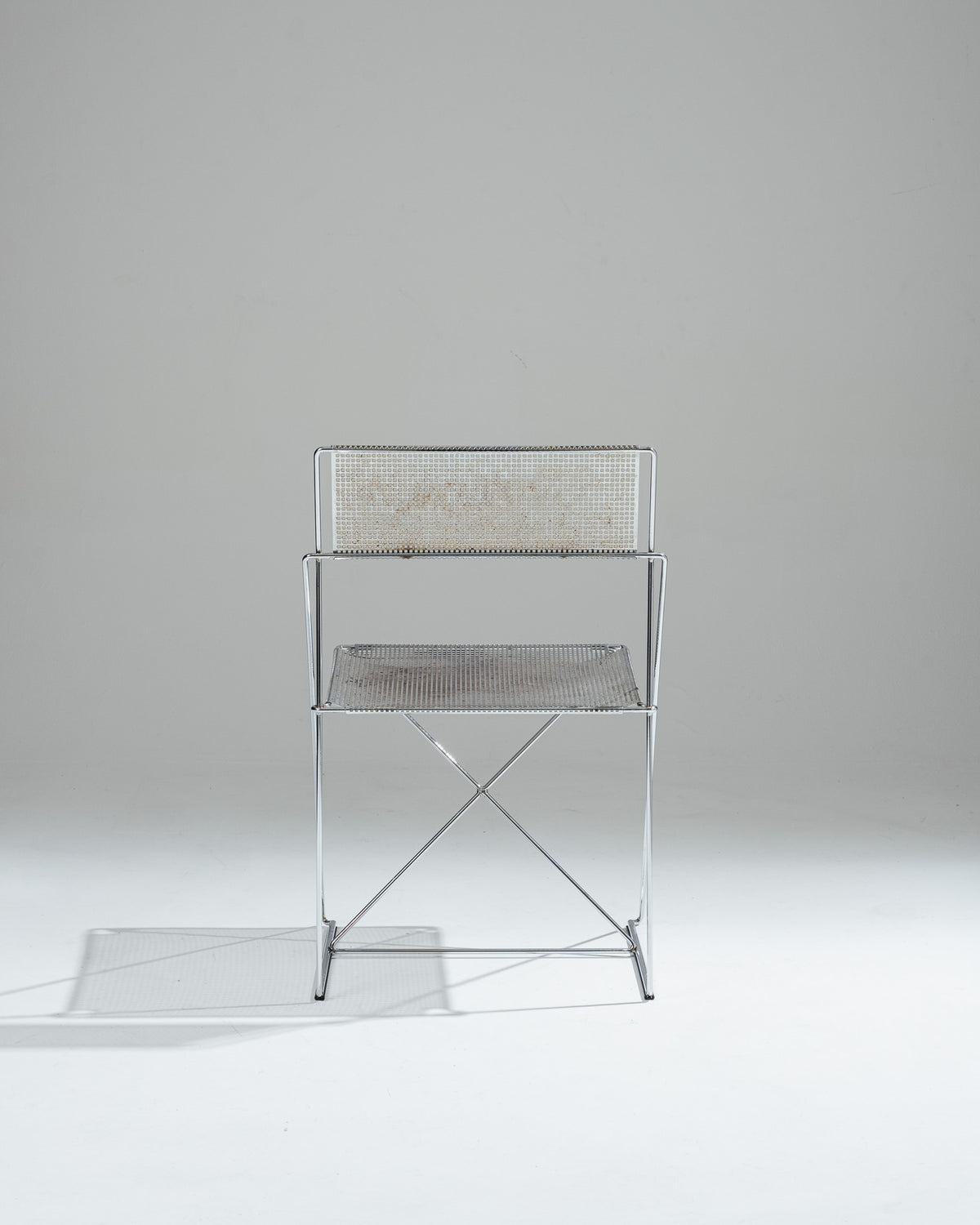 SET DE 6 CHAISES 'X-LINE', NIELS JØRGEN HAUGESEN, MAGIS, 1970s