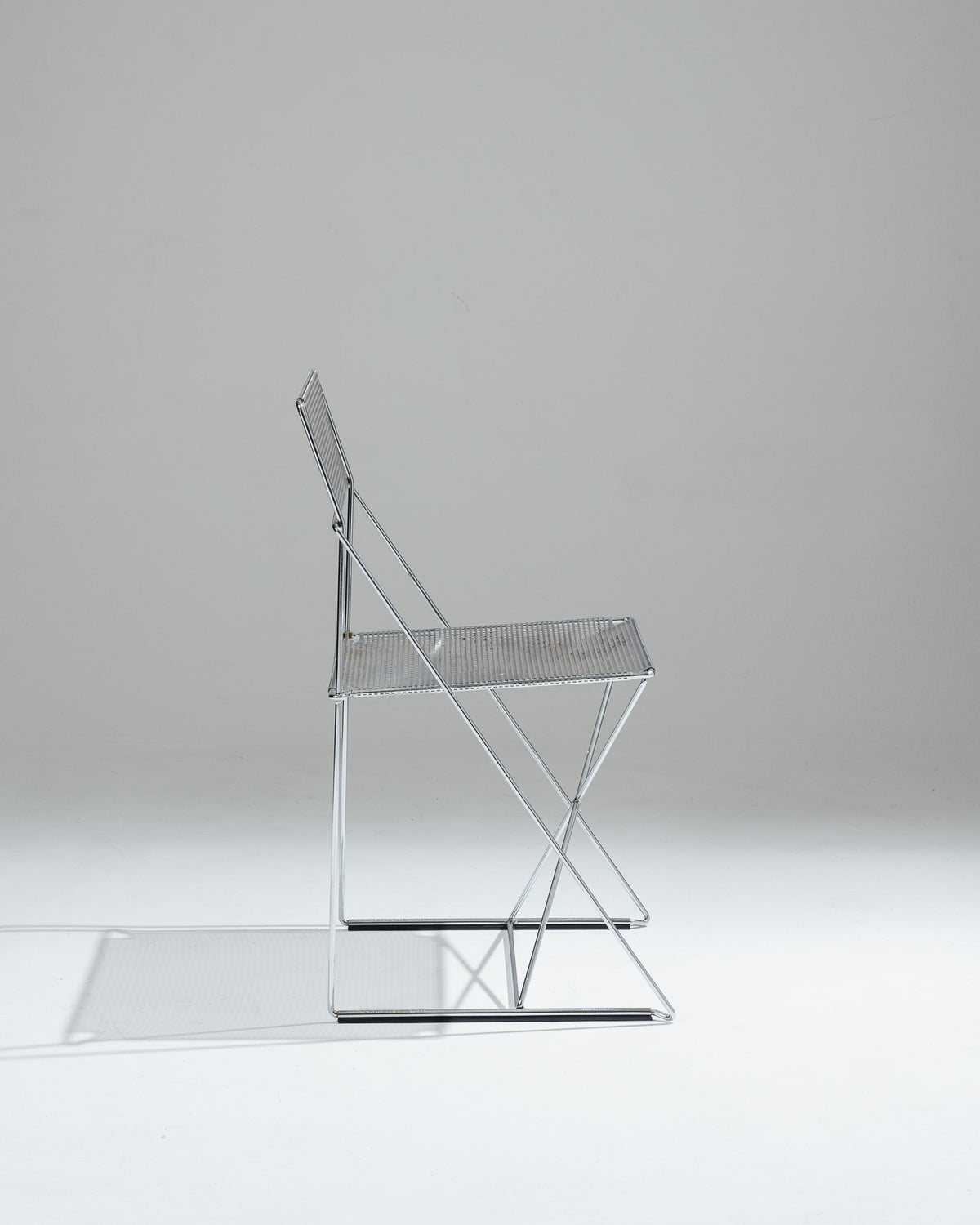 SET OF 4 'X-LINE' CHAIRS, NIELS JØRGEN HAUGESEN, MAGIS, 1970s