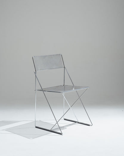 PAIRE DE CHAISES 'X-LINE', NIELS JØRGEN HAUGESEN, MAGIS, 1970s