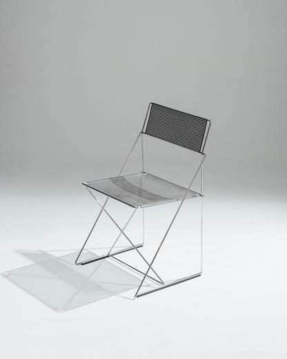 PAIRE DE CHAISES 'X-LINE', NIELS JØRGEN HAUGESEN, MAGIS, 1970s